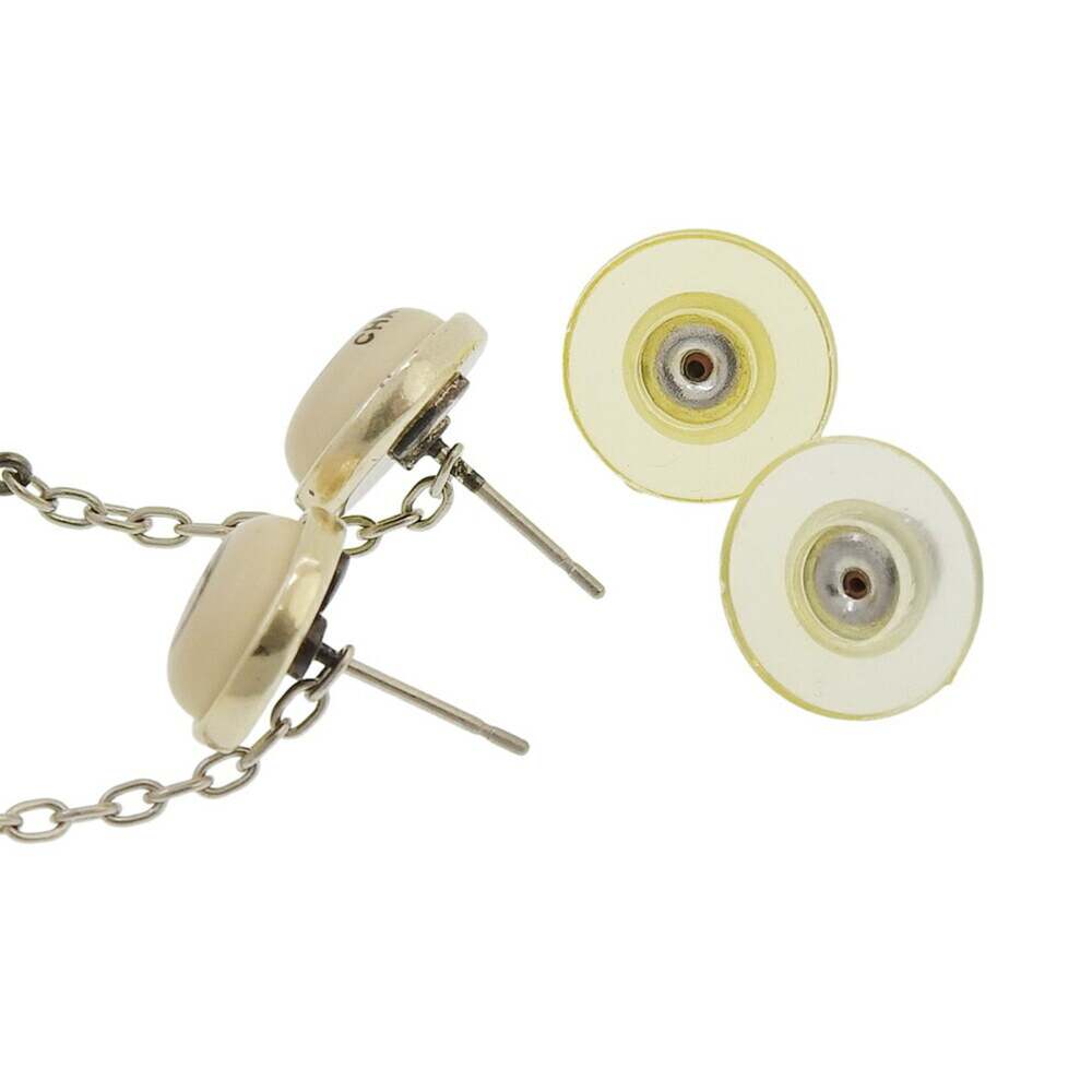 Chanel Cc Logo Earrings Metal #256893C67B - Picture 4 of 8